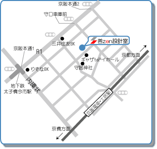 弊社案内図